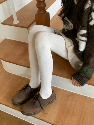 Stretchy Cotton Pattern All-Season Tights, Leggings, Footed Panties, Stockings Collection