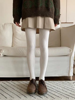 Stretchy Cotton Pattern All-Season Tights, Leggings, Footed Panties, Stockings Collection