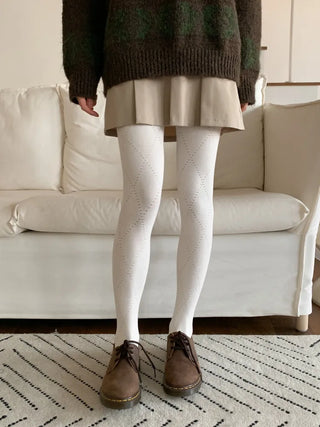 Stretchy Cotton Pattern All-Season Tights, Leggings, Footed Panties, Stockings Collection