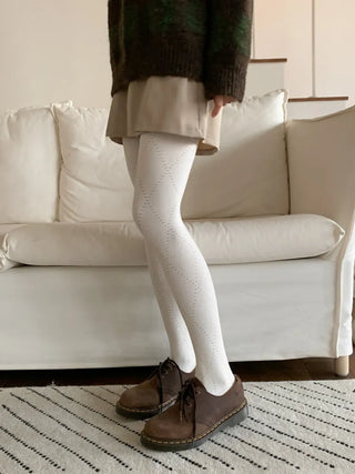 Stretchy Cotton Pattern All-Season Tights, Leggings, Footed Panties, Stockings Collection