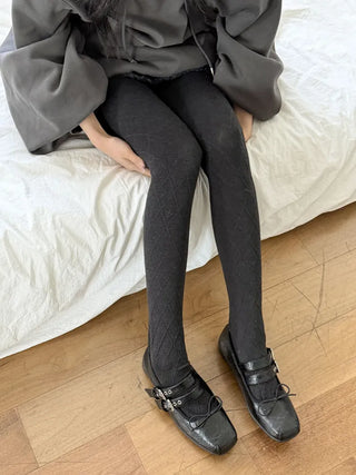 Stretchy Cotton Pattern All-Season Tights, Leggings, Footed Panties, Stockings Collection