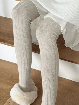 Stretchy Cotton Pattern All-Season Tights, Leggings, Footed Panties, Stockings Collection