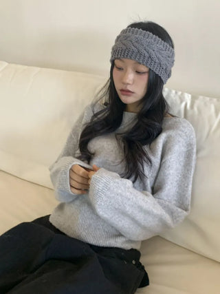 Popular Best-Selling Thick Cable Knit Wide Hairband Collection