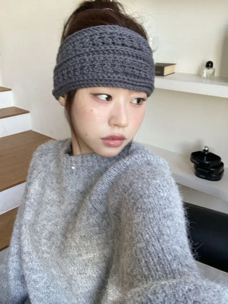 Popular Best-Selling Thick Cable Knit Wide Hairband Collection