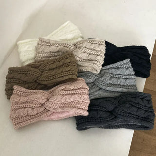 Popular Best-Selling Thick Cable Knit Wide Hairband Collection