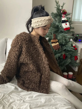 Popular Best-Selling Thick Cable Knit Wide Hairband Collection