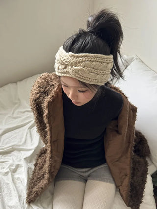 Popular Best-Selling Thick Cable Knit Wide Hairband Collection