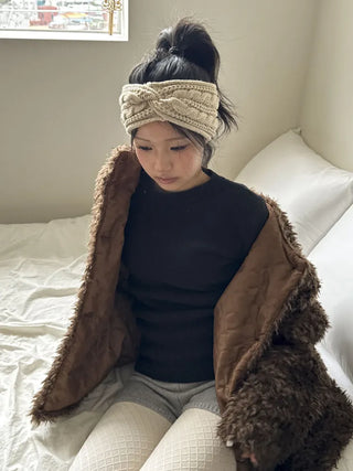 Popular Best-Selling Thick Cable Knit Wide Hairband Collection