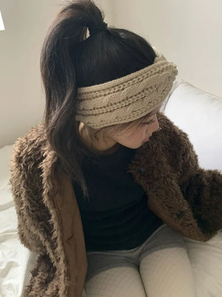 Popular Best-Selling Thick Cable Knit Wide Hairband Collection