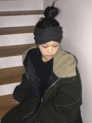 Popular Best-Selling Thick Cable Knit Wide Hairband Collection