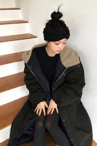 Popular Best-Selling Thick Cable Knit Wide Hairband Collection
