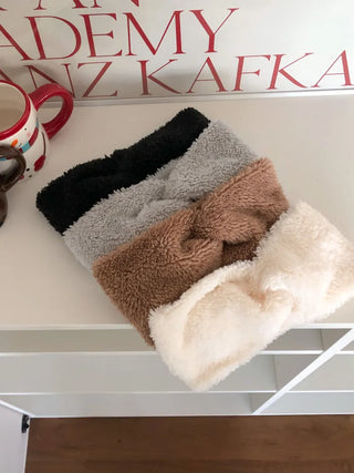 Popular Best-Selling Thick Cable Knit Wide Hairband Collection