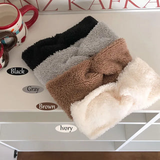Popular Best-Selling Thick Cable Knit Wide Hairband Collection