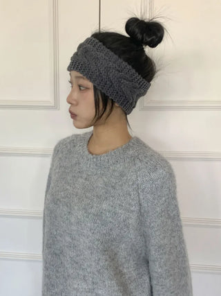Popular Best-Selling Thick Cable Knit Wide Hairband Collection