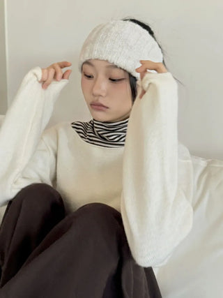 Popular Best-Selling Thick Cable Knit Wide Hairband Collection