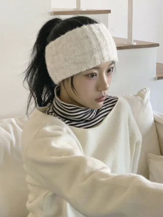 Popular Best-Selling Thick Cable Knit Wide Hairband Collection