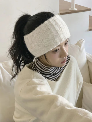 Popular Best-Selling Thick Cable Knit Wide Hairband Collection