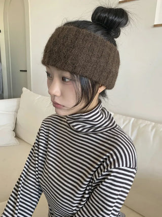 Popular Best-Selling Thick Cable Knit Wide Hairband Collection