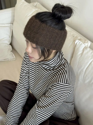 Popular Best-Selling Thick Cable Knit Wide Hairband Collection