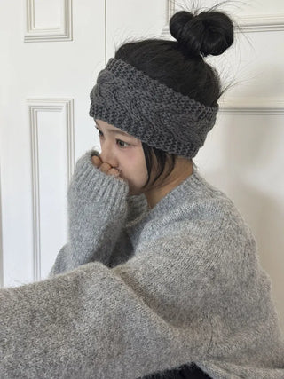 Popular Best-Selling Thick Cable Knit Wide Hairband Collection