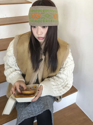 Popular Best-Selling Thick Cable Knit Wide Hairband Collection