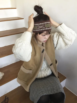 Popular Best-Selling Thick Cable Knit Wide Hairband Collection