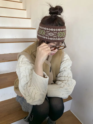 Popular Best-Selling Thick Cable Knit Wide Hairband Collection