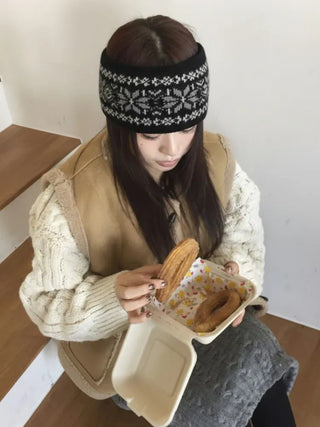 Popular Best-Selling Thick Cable Knit Wide Hairband Collection