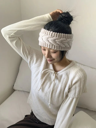 Popular Best-Selling Thick Cable Knit Wide Hairband Collection