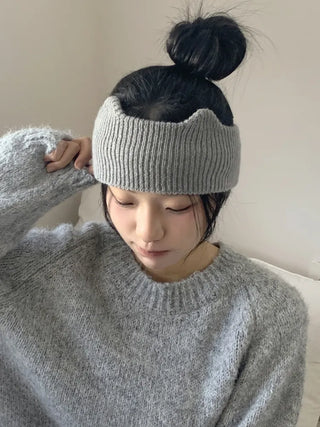 Popular Best-Selling Thick Cable Knit Wide Hairband Collection