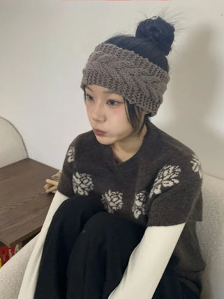 Popular Best-Selling Thick Cable Knit Wide Hairband Collection