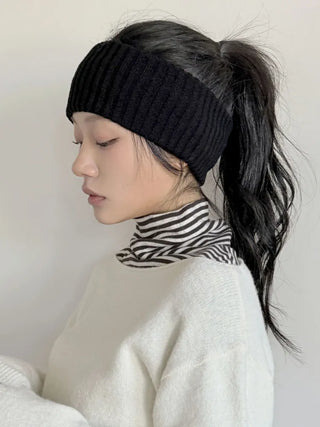 Popular Best-Selling Thick Cable Knit Wide Hairband Collection