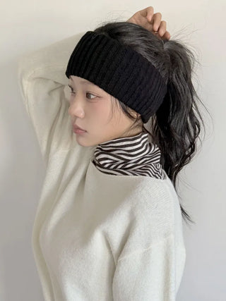 Popular Best-Selling Thick Cable Knit Wide Hairband Collection