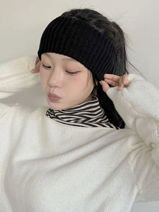 Popular Best-Selling Thick Cable Knit Wide Hairband Collection