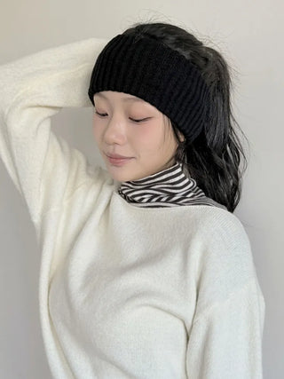 Popular Best-Selling Thick Cable Knit Wide Hairband Collection