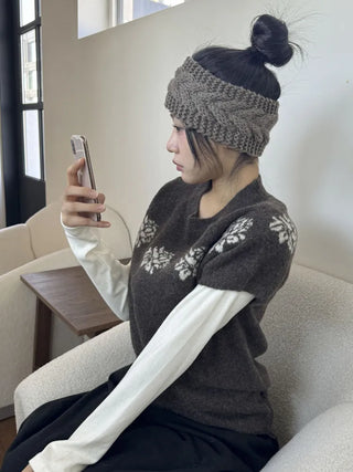 Popular Best-Selling Thick Cable Knit Wide Hairband Collection