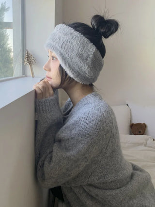Popular Best-Selling Thick Cable Knit Wide Hairband Collection