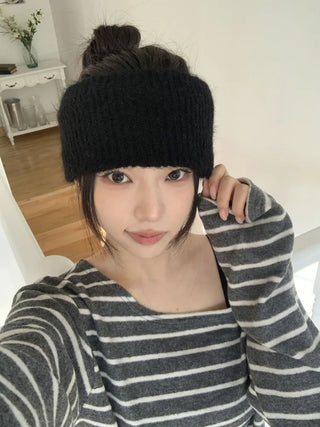 Popular Best-Selling Thick Cable Knit Wide Hairband Collection