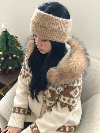 Popular Best-Selling Thick Cable Knit Wide Hairband Collection