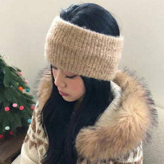 Popular Best-Selling Thick Cable Knit Wide Hairband Collection