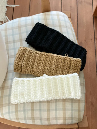Popular Best-Selling Thick Cable Knit Wide Hairband Collection