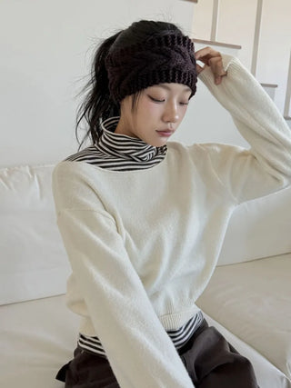 Popular Best-Selling Thick Cable Knit Wide Hairband Collection