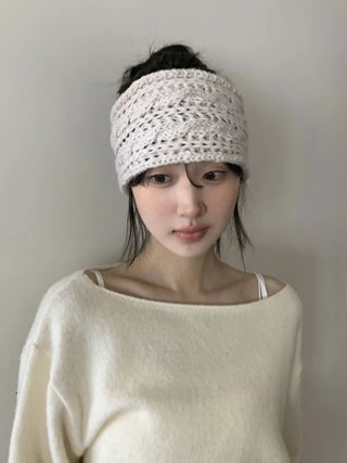 Popular Best-Selling Thick Cable Knit Wide Hairband Collection