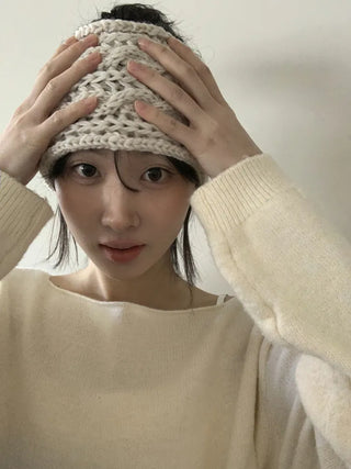 Popular Best-Selling Thick Cable Knit Wide Hairband Collection