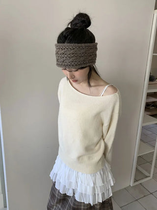 Popular Best-Selling Thick Cable Knit Wide Hairband Collection