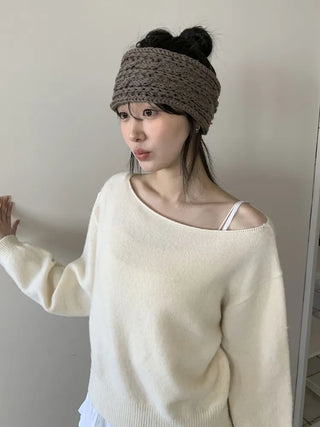 Popular Best-Selling Thick Cable Knit Wide Hairband Collection