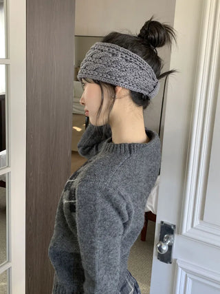 Popular Best-Selling Thick Cable Knit Wide Hairband Collection