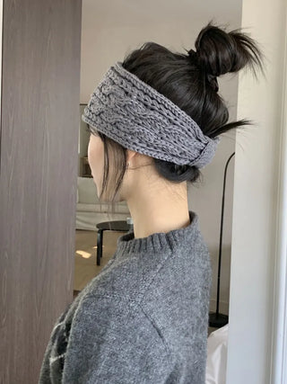 Popular Best-Selling Thick Cable Knit Wide Hairband Collection