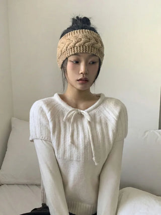 Popular Best-Selling Thick Cable Knit Wide Hairband Collection