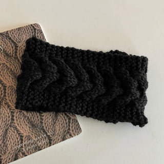 Popular Best-Selling Thick Cable Knit Wide Hairband Collection